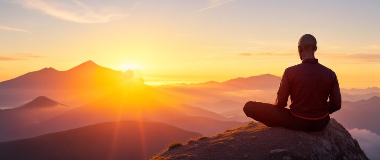 Die Kunst des Loslassens: Distanz in der Meditation